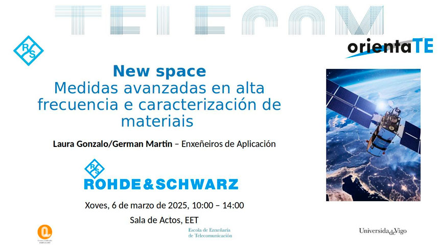 New space. Medidas avanzadas en alta frecuencia e caracterización de materiais